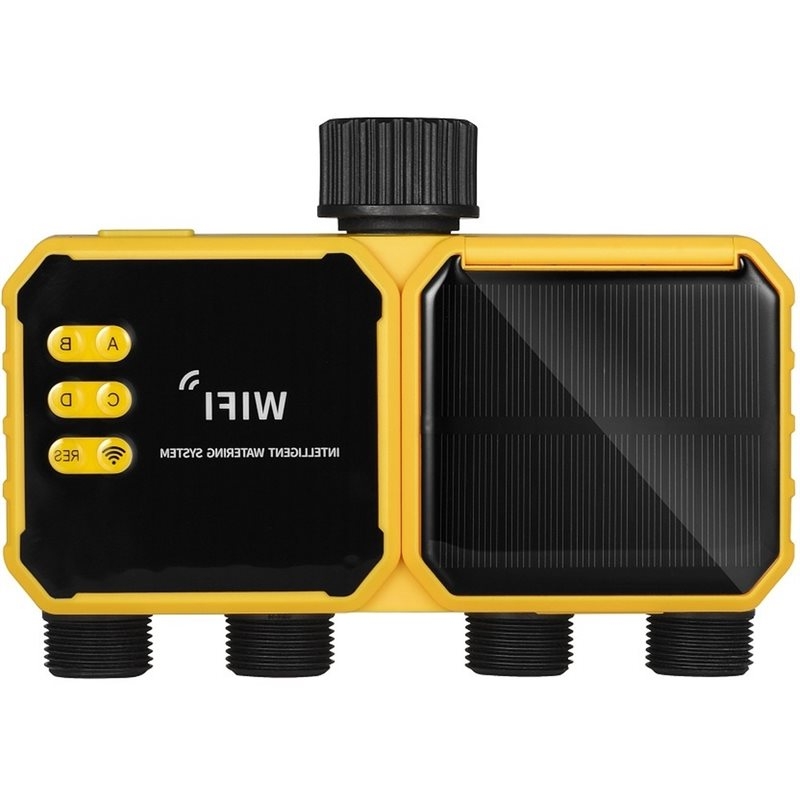 Power Zone Outdoor Timer - AB08-Solar Powered 4 Zone WIFI Irrigation