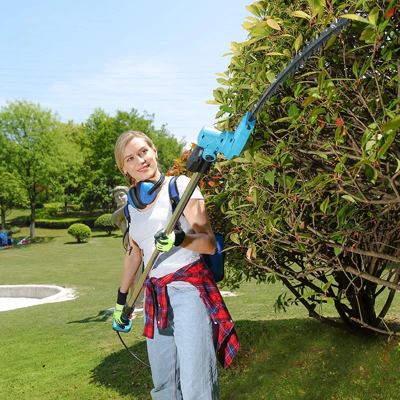 Hedge Trimmer Cordless - Electric High-Reach Hedge Trimmer, Cordless Pruning