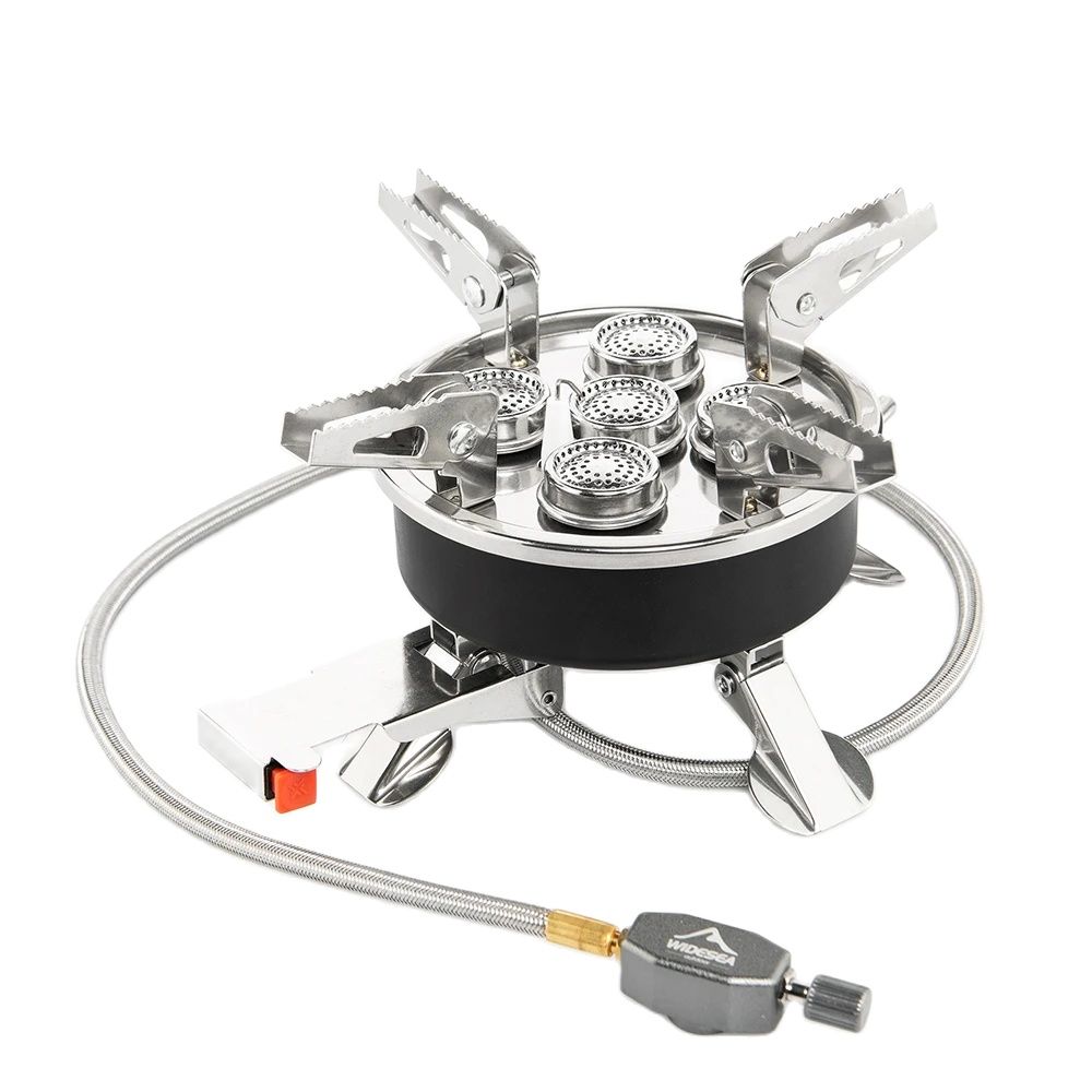 Outdoor Kitchen Power Burner - Widesea Camping 5in1 Gas Stove Outdoor