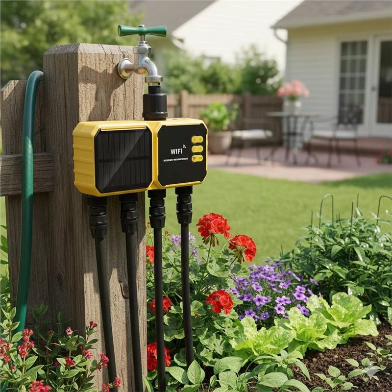 AB08-Solar Powered 4 Zone WIFI - Power Zone Outdoor Timer review and price