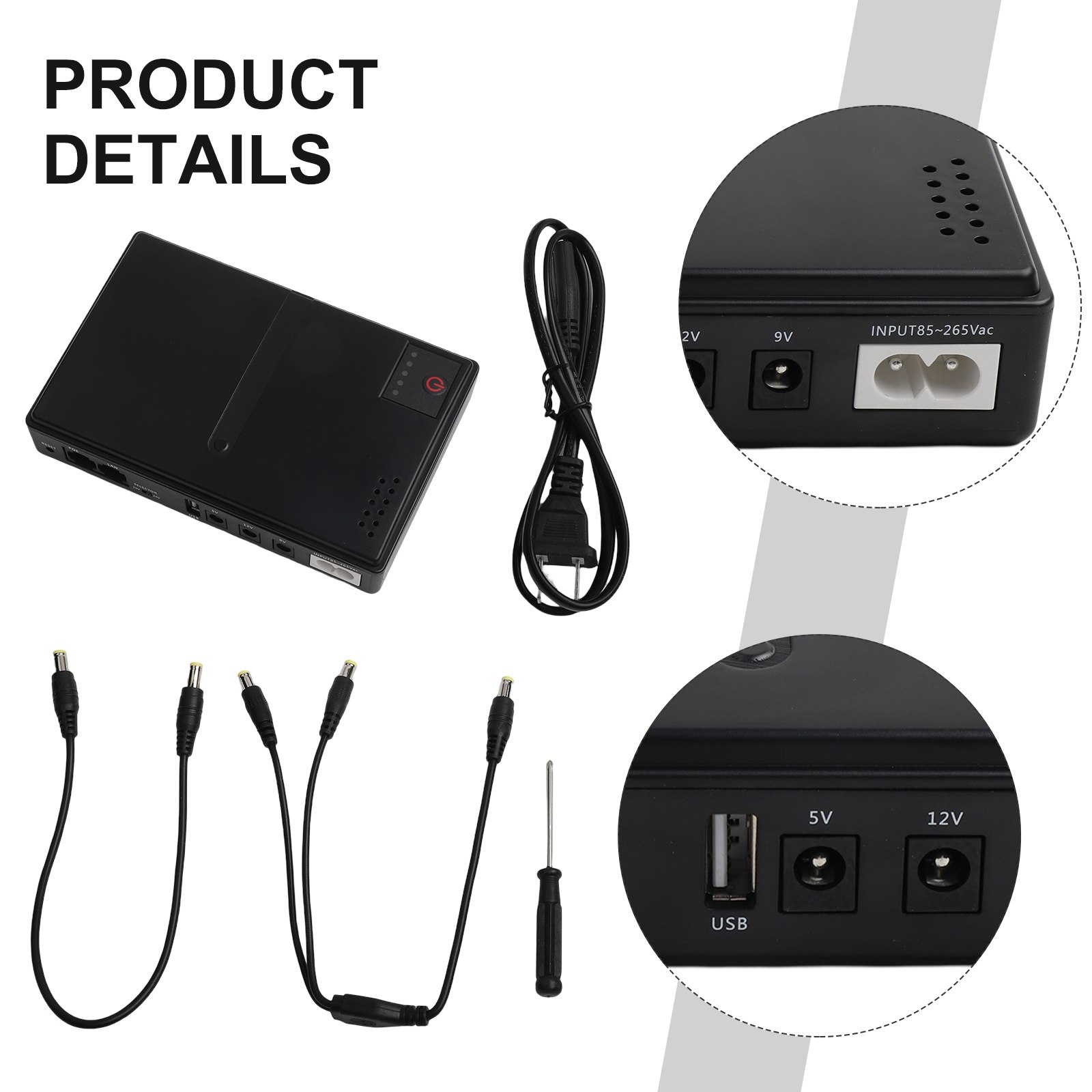 1018L 5V 9V 12V Backup DC UPS  - Outdoor Uninterruptible Power Supply review and price