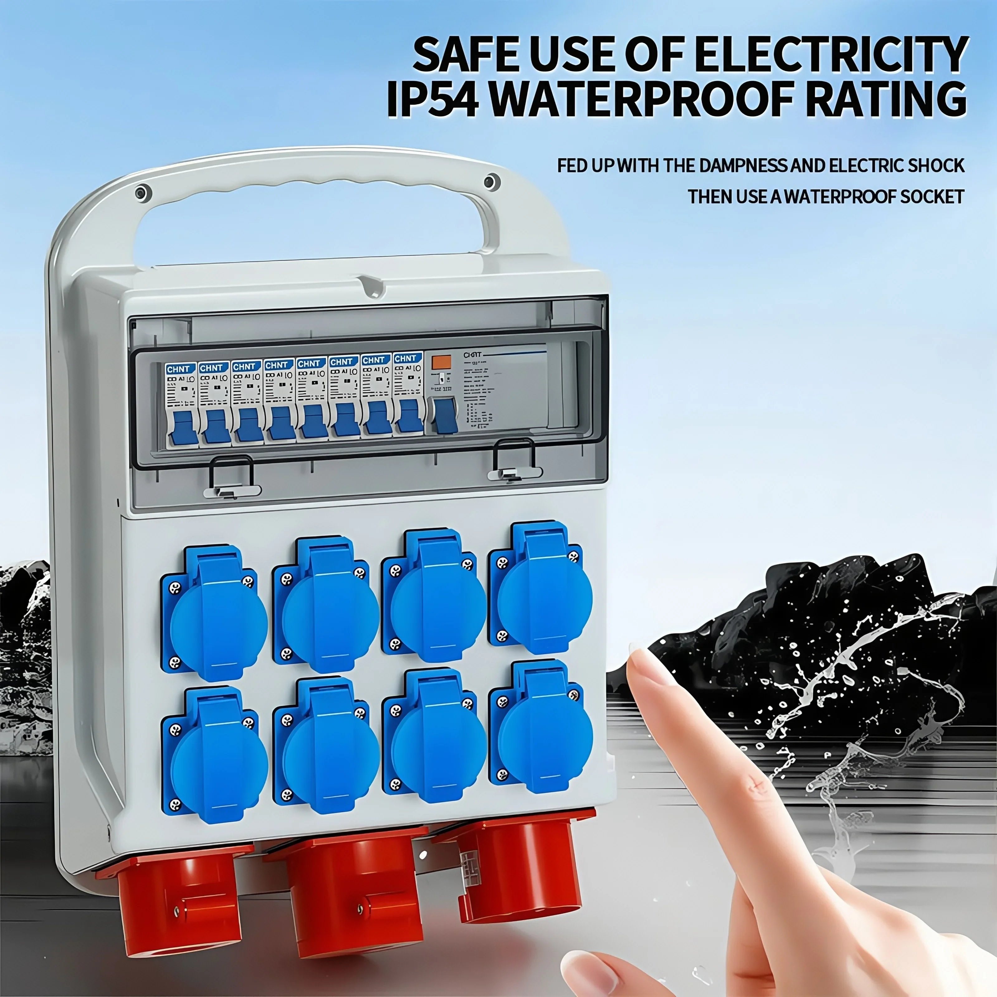 IP54 16A Waterproof Industrial - Outdoor Power Parts review and price