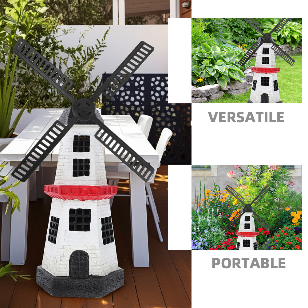Solar Powered Dutch Windmill B - Outdoor Power Parts review and price