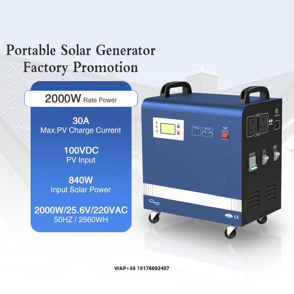 2kwPower Solar Generator 100Ah - Outdoor Uninterruptible Power Supply review and price
