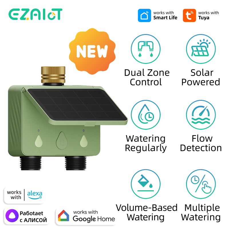 Smart Sprinkler Water Timer Tu - Power Zone Outdoor Timer review and price